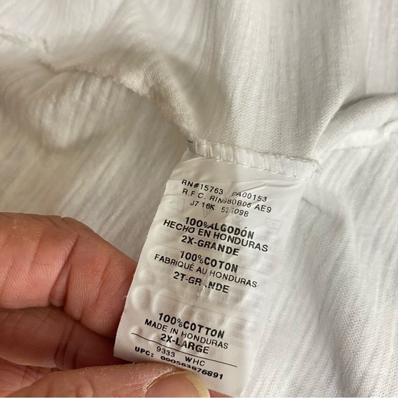 Hanes Women’s Slub Jersey Shirred V-Neck Tee - Picture 6 of 7